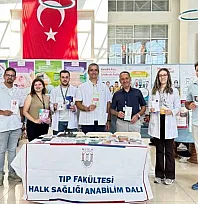 Muğla'da Halk Sağlığı Haftası kapsamında bilgilendirme standı kuruldu