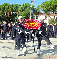 Muğla'da İtfaiye Haftası çelenk sunma töreniyle başladı