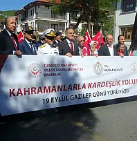 Muğla'da 'Kahramanlarla Kardeşlik Yolunda' yürüyüşü düzenlendi