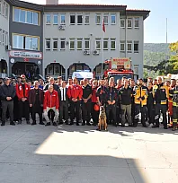 Muğla'da Kurtarma Ekiplerinden Okulda Ortak Tatbikat