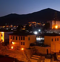 Muğla'da tarihi yapılar gece aydınlatmasıyla parlıyor