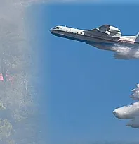 Muğla'daki yangına 7 uçak, 15 helikopterle müdahale sürüyor