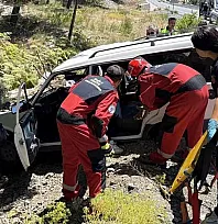 Muğla-Denizli karayolunda kaza: 2 yaralı