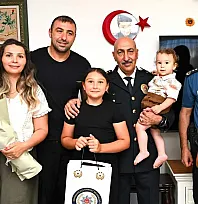 Muğla Emniyet Müdürü Karadeniz, şehit ailesini ziyaret etti