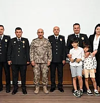Muğla emniyetinde rütbe terfi töreni