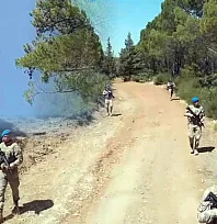 Muğla Jandarması 'Yeşil Vatan' nöbetinde