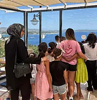 Muğla Sevgi Evleri'nde kalan çocuklar Datça'da ağırlandı