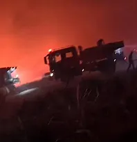 Muğla ve Aydın'da ateş savaşçılarının mücadelesi aksiyon kamerasına yansıdı