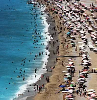 Muğla'ya gelen yabancı turist sayısında yüzde 6 düşüş