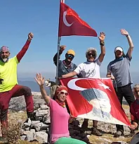 Muğlalı Dağcılardan Gaziler Günü Anısına Anlamlı Tırmanış