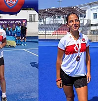 Muğlalı Hokey Milli oyuncu, Avrupa üçüncüsü oldu