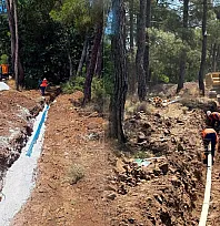 MUSKİ'den Çetibeli Mahallesi'nde İçme Suyu Hattı Yenileme Çalışması