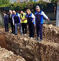 MUSKİ'den Fethiye Çatalarık'ta 2 bin metrelik kanalizasyon hattı çalışması