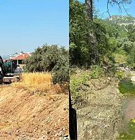 MUSKİ'den Yatağan'da dere temizliği