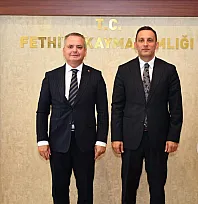 Nazilli'ye Atanan Başsavcı Karartı'dan Kaymakam Akkaya'ya Veda Ziyareti
