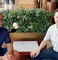 Okan Buruk, Marmaris'te Galatasaraylı iş insanlarıyla buluştu