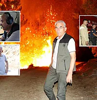 Orman Genel Müdürü Bekir Karacabey Muğla'daki Yangın Bölgesinde İncelemelerde Bulundu