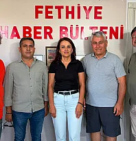Ortak yayın platformuna katılan Fethiye Haber Bülteni'ne Ziyaret