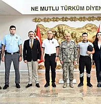 Özel güvenlik görevlileri Muğla Emniyet Müdürü Karadeniz'i ziyaret etti