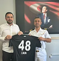 Özkan Torunoğulları'ndan Fethiye Sahil Güvenlik Komutanı Gökhan Çalık'a ziyaret