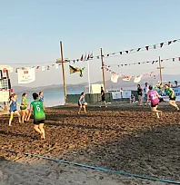 Plaj Hentbolu Köyceğiz'de tüm heyecanı ile devam ediyor