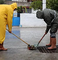 Sağanak Yağışa Karşı Menteşe'de Kesintisiz Mesai