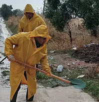 Sağanakla Gelen Olaylara Muğla Büyükşehir Ekiplerinden Müdahale
