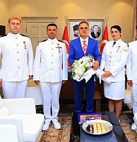 Sahil Güvenlik Komutanı'ndan Vali Akbıyık'a ziyaret