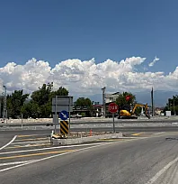Saklıkent Kavşağı son dokunuşlarla tamamlanıyor