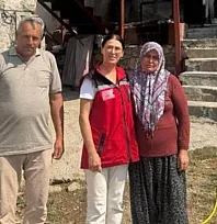 Seydikemer'de afetzede şehit yakını ve gazi yalnız bırakılmadı