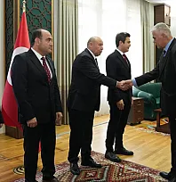 Seydikemer'de Cumhuriyet Bayramı tebrikleri Kaymakamlık makamında kabul edildi