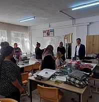 Seydikemer'de eğitim kurumlarına Kaymakam Dilekli'den ziyaret