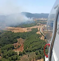 Seydikemer'de orman yangını