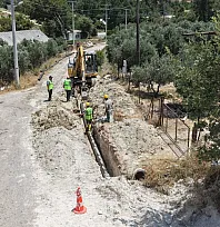 Seydikemer Gölbent'te İçme Suyu Altyapısı yenileniyor