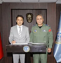 Seydikemer Kaymakamı Dilekli'den Tuğgeneral Serin'e ziyaret