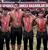 Seydikemerli Pehlivanlardan Kırkpınar'da 4 Madalya