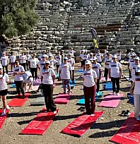 Tarih ve Spor Bir Arada: Ortacalı Gençler Kaunos Antik Kenti'nde Buluştu