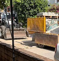 Taşkaya Mahallesi'nde Bozulan Parke Yollar Yenileniyor