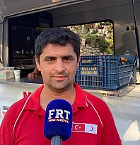 Türk Kızılay Fethiye Şubesi Yangın Bölgesinde Görev Başında