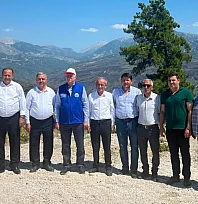 TZOB Genel Başkanı Bayraktar, Seydikemer'deki yangın bölgesinde incelemelerde bulundu