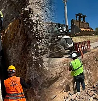 Ula'da kanalizasyon hattı bulunmayan bölgelere hat çalışması