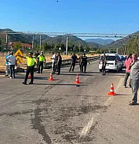 Yangın nedeniyle Fethiye–Yeşilüzümlü yolu trafiğe kapatıldı