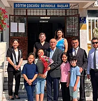 Yatağan'daki okullarda karne heyecanı yaşandı