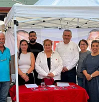 Yeni Parti Fethiye İlçe Başkanlığı Cuma Pazarı'nda üye çalışması yaptı