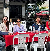 Yeni Parti Fethiye İlçe Başkanlığı'ndan Çalış Plajı'nda Üye Standı