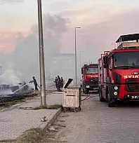 Yerleşim yerlerine yakın bölgede çıkan yangın korkuttu