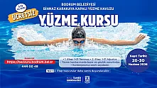 Bodrum Belediyesinden çocuklara ücretsiz yüzme kursu