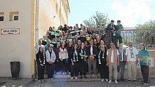 Muğlaspor oyuncuları, Turgut Reis Anadolu Lisesi'nde gençlerin sorularını yanıtladı