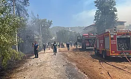 Fethiye'de korkutan yangın kısa sürede kontrol altına alındı