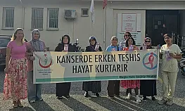 Fethiye'de meme kanserine karşı farkındalık çalışması